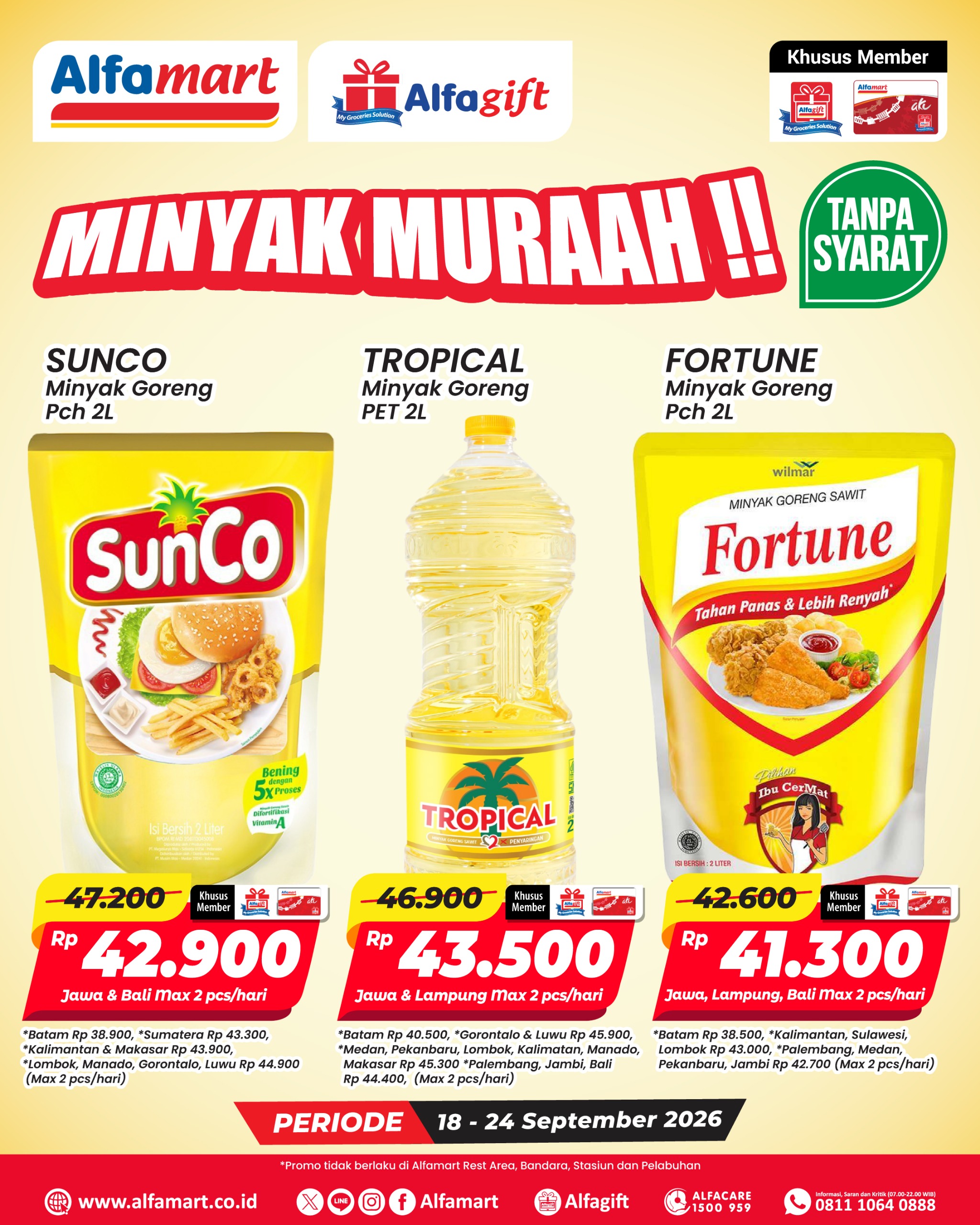 Katalog Promo Alfamart Minyak Murah Alfamart halaman 1