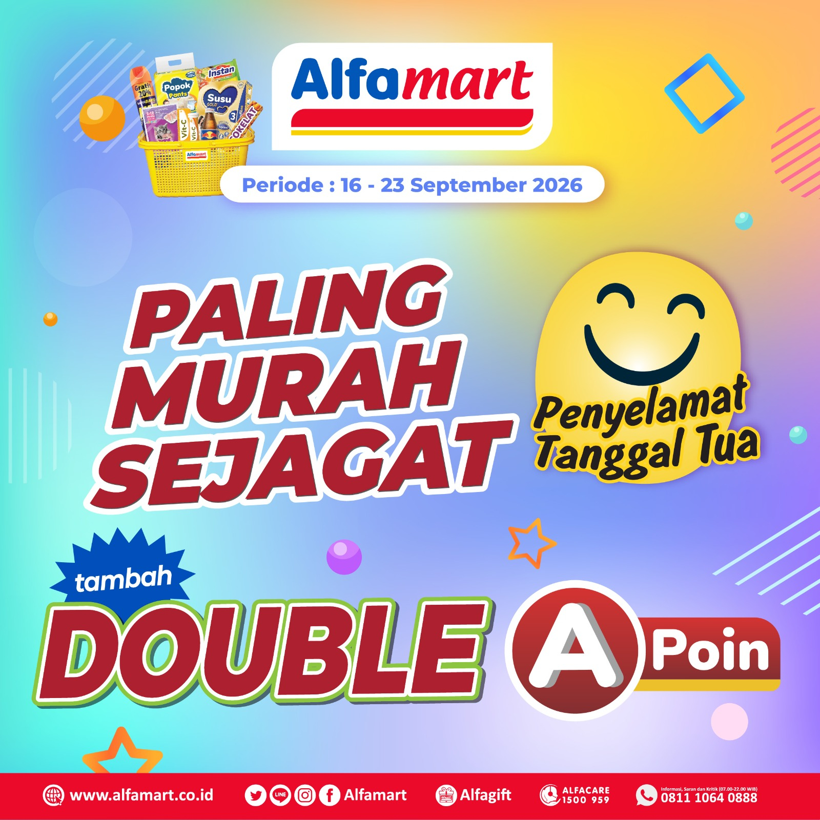 Katalog PALING MURAH SEJAGAT Alfamart Alfamart 18 September 2026 - 20 September 2026