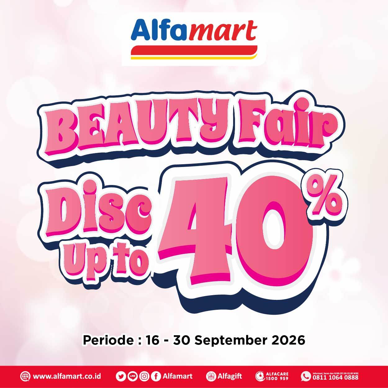 Katalog BEAUTY FAIR Alfamart Alfamart 18 September 2026 - 20 September 2026