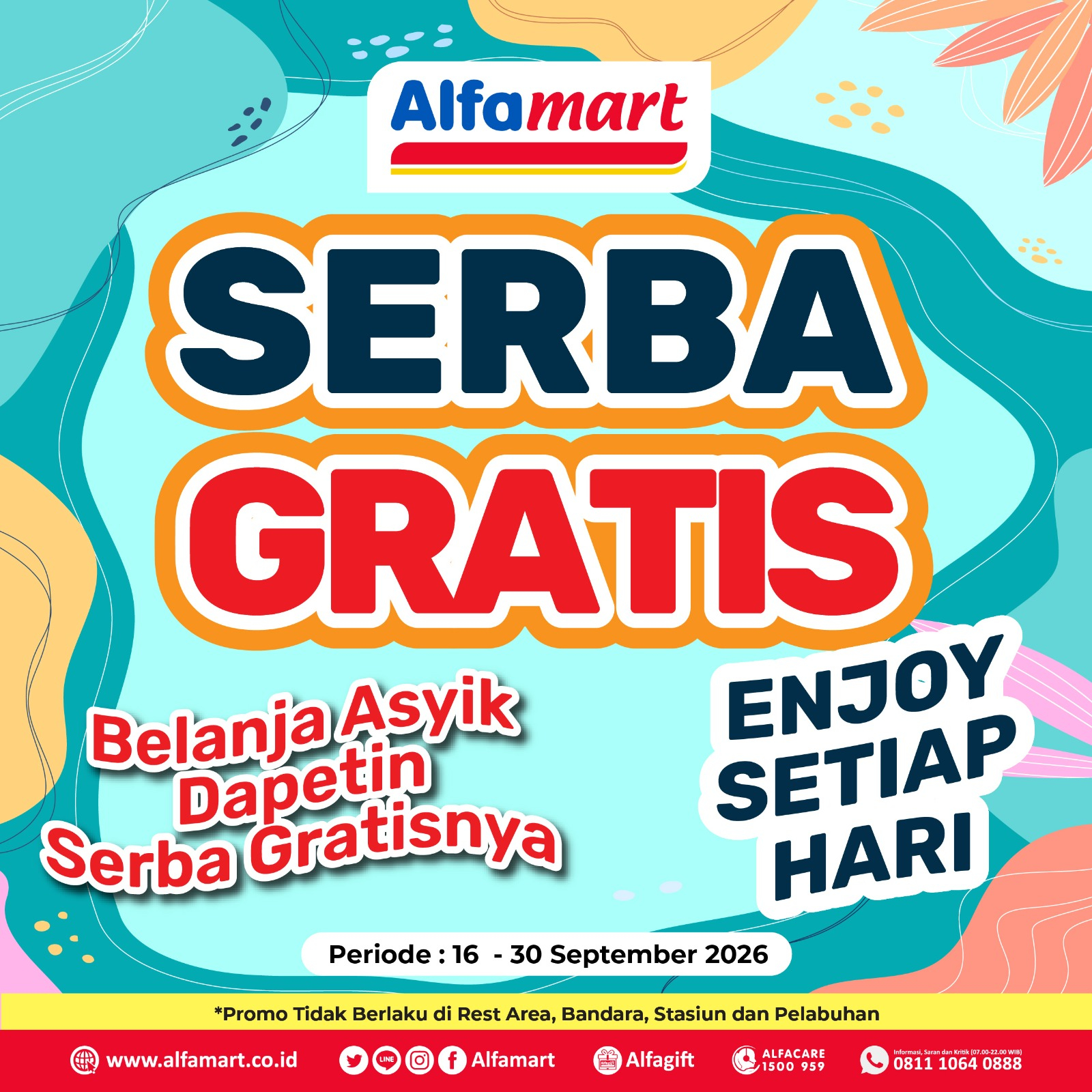 Katalog SERBA GRATIS Alfamart Alfamart 18 September 2026 - 20 September 2026