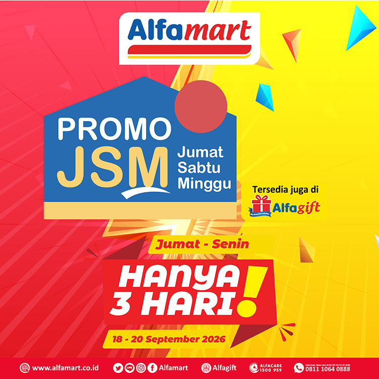 Katalog JSM Alfamart Alfamart 18 September 2026 - 20 September 2026