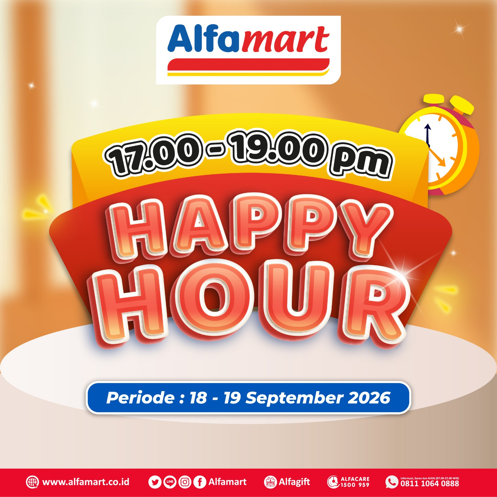 Katalog HAPPY HOUR Alfamart Alfamart 18 September 2026 - 20 September 2026