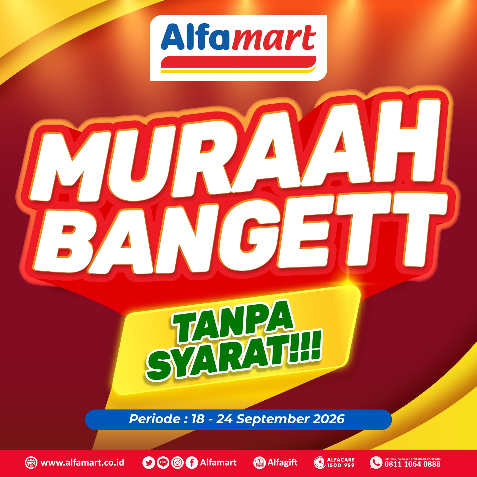 Katalog MURAH BANGET Alfamart Alfamart 18 September 2026 - 20 September 2026